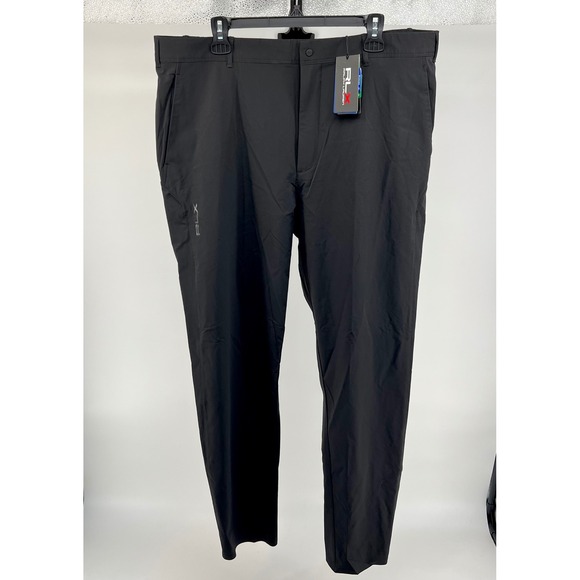 RLX Ralph Lauren Golf Tapered Leg Pants Nylon Men's Sz 38x34‎ Black NWT $138